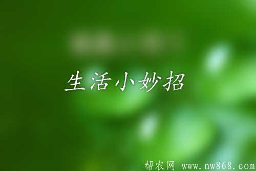 生活小妙招——九種小常識和小竅門