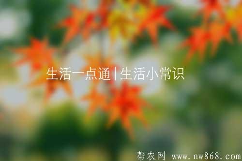 生活一點(diǎn)通|生活小常識(shí)