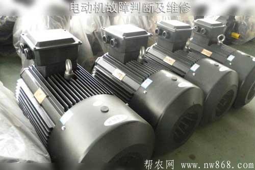 電動機故障判斷及維修